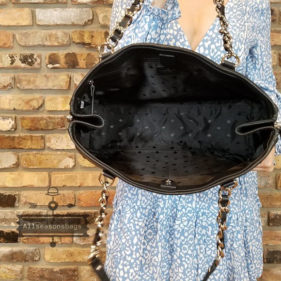 KATE SPADE Andee Leather Cobble Hill Tote Black - Picture 9 of 14